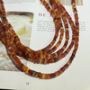 Frijoles pequeños de nácar Natural para diseño de pulsera, cosas bonitas, ágata roja, forma cuadrada, collar para mujer, fabricación DIY 