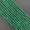 Collar pequeño de malaquita para cortar granos redondos de nácar Natural, joyería para mujer, piezas de diseño de pulsera para hacer cosas bonitas DIY