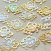 Cabujón de nácar Natural para diseño de reloj, fabricación de frijoles pequeños con forma de flor, diseño de incrustaciones de joyería para mujer, diseño de rosa fino