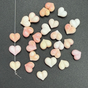 Frijoles de Jesús de nácar Natural para collar con incrustaciones, colgante con diseño de guadaupe para mujer, joyería con imagen en ángulo, pulsera