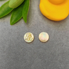Diseño hueco de nácar Natural para diseño de pulsera, joyería para mujer, corte en forma de animal para colgante, imagen de frijoles pequeños 