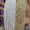 Collar de concha de colores para mujer, cuentas pequeñas de nácar Natural, joyería, cosas bonitas para pulsera, fabricación artesanal, forma cuadrada 