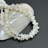 Collar con forma de gota de nácar Natural, gota redonda, pequeños frijoles, concha blanca para mujer, fabricación de pulseras, joyería de moda