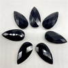 Colgante de corte de cara con forma de gota de perla Natural, cabujón de piedra de cristal, joyería de ágata de gran tamaño para fabricación de diseños DIY