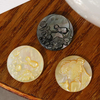 Iconos de nácar Natural, diseño de colgante de cabujón cortado para mujer, fabricación de joyas, diseño de imagen de concha blanca en relieve