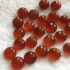 Cabujón de discoteca de nácar Natural para anillos, diseño de incrustaciones, ágata roja, forma redonda, grosor alto, frijoles pequeños, joyería para mujer DIY