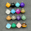Frijoles pequeños de nácar Natural para fabricación de diseños de colgantes, corte de forma redonda, piedra colorida, fabricación de diseños de collares para mujeres