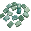 Cabujón pequeño de nácar Natural para anillos, diseño de incrustaciones, forma rectangular, corte de piedra azul para piezas de joyería, piedra amazona 