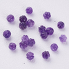 Forma de bola de nácar natural cortando pequeños frijoles para el diseño de cadenas haciendo joyas de cabujón de cristal usando una pulsera colorida