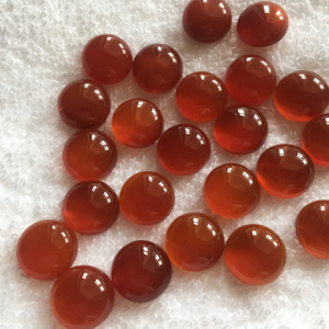 Pendientes de cabujón redondo de nácar Natural, diseño de ágata roja para pulsera de joyería con diseño de incrustaciones, frijoles pequeños 