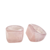 Anillos de nácar Natural de gran tamaño para mujer, piedra rosa roja, joyería de diseño de moda para hombre, piedra de ópalo, frijoles pequeños coloridos