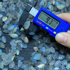 Corte de cabujón pequeño de nácar Natural para pendientes, diseño de piedra lunar para fabricación de collares, frijoles para corte facial DIY 
