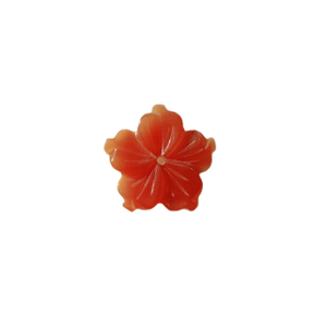 Diseño de collar de corte de flor de concha de color naranja de nácar Natural, fabricación de piezas de cuentas de joyería para mujer, diseño de pulsera