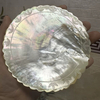 Corte en forma de plato de nácar natural para ensalada de dama usando un diseño de tazón, plato de frutas, fabricación de belleza, diseño de joyería colorido