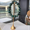 Pulsera de bola de concha de abulón de nácar Natural para mujer, fabricación de joyas, collar de cuentas, diseño de moda, corte redondo 
