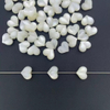 Colgante de nácar natural con diseño de bombe en forma de corazón con orificio para collar, joyería de diseño de gran tamaño para mujer, hecha a mano