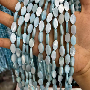 Collar con forma de estrella de concha azul Natural para mujer, diseño de cadena de corazón pequeño, pulsera, diseño de trébol DIY
