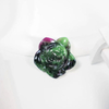 Pendientes de corte con forma de flor de nácar natural, diseño que hace incrustaciones de joyería, cristal de piedra para collar de mujer con frijoles pequeños 