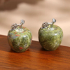 Colgante con forma de manzana de nácar Natural, frijoles pequeños para niña, diseño de joyería, piedras coloridas, cosas bonitas para regalo DIY