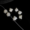 Pendientes de corte con forma de flor de nácar Natural, diseño para bricolaje, joyería para mujer, broche, frijoles coloridos, cosas pequeñas de moda 