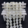 Forma de flor de nácar natural, corte de doble cara para diseño de collar, fabricación de piezas pequeñas de concha marrón hechas a mano, joyería para mujer 