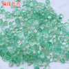 Cabujón de forma ovalada de nácar natural, piezas de corte de frijoles pequeños, ágata verde para anillos, diseño de incrustaciones, fabricación de collares para mujeres