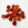 Cabujón de discoteca de nácar Natural para anillos, diseño de incrustaciones, ágata roja, forma redonda, grosor alto, frijoles pequeños, joyería para mujer DIY