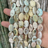 Natural Madre de perla forma ovalada corte mujeres diseño de joyería haciendo piedras coloridas niñas pulsera diseño pequeños frijoles cabujón 