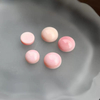 Cabujón de concha de reina de nácar Natural, concha de color rosa, forma redonda para anillos, diseño de incrustaciones, joyería DIY, diseño de mujer 