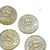 Colgante con diseño de iconos de concha blanca de nácar Natural, tallado en relieve, diseño de Guadalupe, joyería para mujer, fabricación de collares