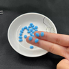 Pendientes pequeños de cabujón de nácar Natural, diseño de incrustaciones para mujer, joyería con diseño de anillos de cara lisa de color turquesa 