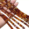 Frijoles pequeños de nácar Natural para diseño de pulsera, cosas bonitas, ágata roja, forma cuadrada, collar para mujer, fabricación DIY 