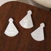 Diseño de Jesús de nácar Natural, corte de frijoles pequeños, imagen de Guadalupe para hacer joyas, piezas de collar, cabujón carmo