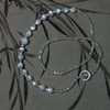 Diseño de collar de corte de frijoles pequeños de nácar Natural para joyería, forma de cabujón, pequeñas cosas, piezas brillantes, círculo de cara de bombe 