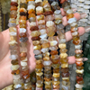 Frijoles pequeños de nácar Natural para mujer, corte de ágata roja, diseño de collar, diseño de moda para fabricación de pulseras 