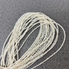 Pulsera de concha blanca de corte con forma de bola de frijoles pequeños de nácar Natural, diseño ovalado con forma de cabujón DIY para cadena con piezas