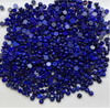 Cabujón de frijoles pequeños de nácar Natural para anillos, joyería para mujer, diseño de collar, piedra de color azul, diseño de incrustaciones de forma redonda