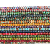Frijoles de joyería con forma de disco de nácar natural para mujer, diseño de cadena, fabricación de pulseras de bolas coloridas, piedra de tamaño pequeño, moda DIY 