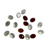 Forma de cabujón de nácar Natural, diseño ovalado de corte para anillos, incrustaciones, corte de cara, pendientes de cuentas pequeñas usando piezas