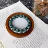 Pulsera de bola de concha de abulón de nácar Natural para mujer, fabricación de joyas, collar de cuentas, diseño de moda, corte redondo 