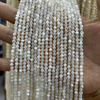 Forma de bola de nácar Natural, corte de tamaño más grande para collar, joyería de mujer DIY con piezas de pulsera de concha blanca 