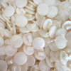 Cabujón redondo de nácar Natural para cortar granos pequeños para la fabricación de pendientes, diseño de joyería para mujer, piezas para hacer incrustaciones