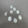 Imagen de Jesús de corte de forma ovalada de nácar natural para incrustaciones colgantes haciendo iconos de diseño de Guadalupe diseño de collar de concha blanca