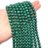 Collar pequeño de malaquita para cortar granos redondos de nácar Natural, joyería para mujer, piezas de diseño de pulsera para hacer cosas bonitas DIY