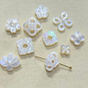 Granos pequeños de nácar Natural para mujer, forma de lazo cortado, fabricación de joyas DIY, cosas bonitas, pulsera con diseño de trébol en forma de flor