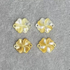 Corte en forma de flor de nácar Natural para hacer pulseras, diseño de trébol, joyería para mujer DIY con diseño de pendientes, fabricación de incrustaciones