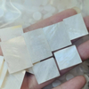 Forma cuadrada de nácar natural, corte de tamaño más grande para el diseño de joyas, uso para el diseño de incrustaciones, fabricación de pulseras, collares para mujeres