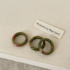 Anillos de nácar Natural, joyería de corte, diseño de collar para mujer, ágata, piedra verde, lapislázuli, joyería colorida, diseño de moda onxy