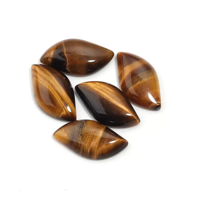 Corte de cabujón de nácar Natural para anillos, diseño de ojos de tigre, piedra, forma cuadrada, fabricación de joyas, diseño, incrustaciones de collar