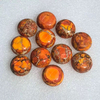 Anillos de piedra de cabujón de nácar Natural para mujer, incrustaciones, diseño de joyería, collar de frijoles de piedra coloridos, piezas de turquesa 